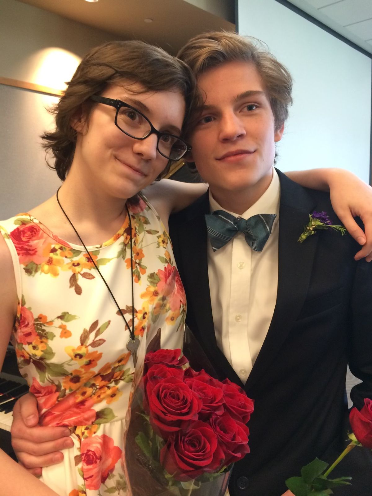 Ian and Nicole at prom