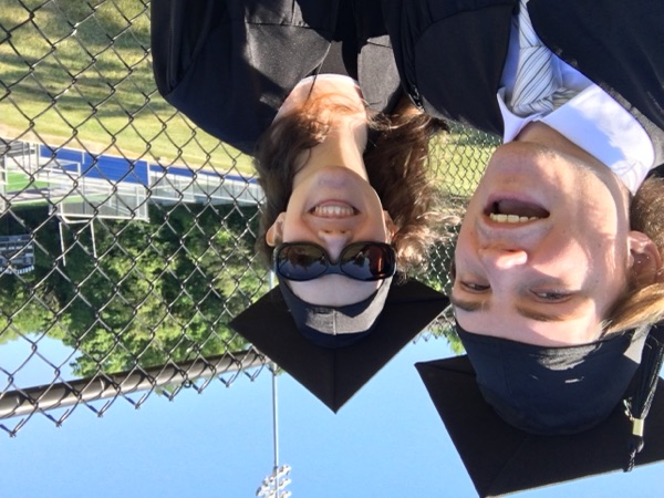 Ian and Nicole at high school graduation